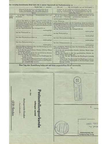 Landpoststempel - , 23