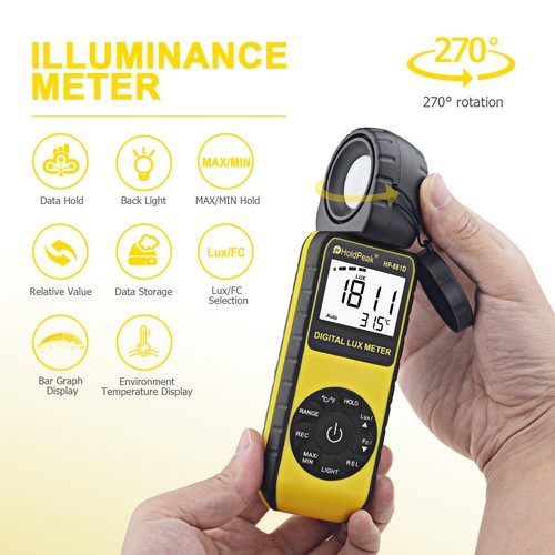 Light meter digital - meter,