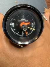 VDO Quarz Zeit Uhr ca 52-58mm BMW Porsche Alfa opel VW 1977 Vintage
