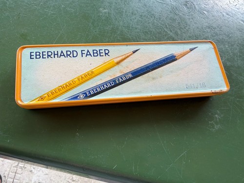 Alte faber castell - alte, blechdose