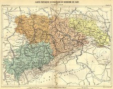 Sachsen Original Lithografie