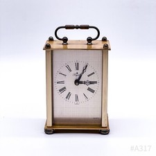 Vintage Royal Quartz Tischwecker Tischuhr Kaminuhr Made in Germany | 14,5cm