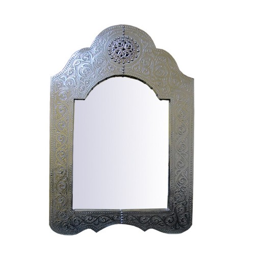 Orientalischer spiegel silber - spiegel,