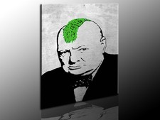 Fotoleinwand24 Bild auf Leinwand Banksy art Kunstdrucke Wandbilder Poster N-34 