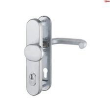 Hoppe Paris Schutzbeschlag Wechselgarnitur Langschild 92mm Edelstahl matt Griff