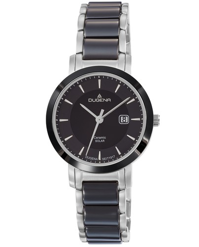 Dugena damen uhr solar schwarz - dugena, damen-uhr