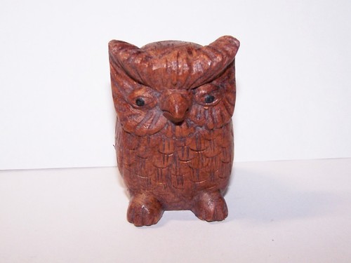 Süße kleine eule holz - süße,