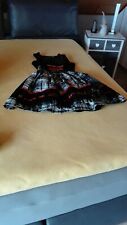 Tramontana Dirndl schwarz rot Strass Federn Gr. 40 *neuwertig*