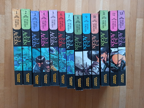 3x3 augen manga - 1-13,