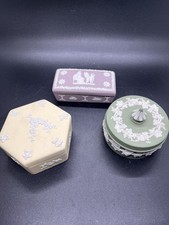 Lot Of 3 Wedgwood Jasperware