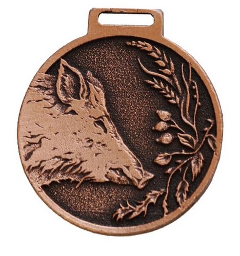 Wildschwein deko medaille - deko,