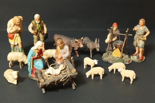 Alte krippefiguren masse - krippefiguren,