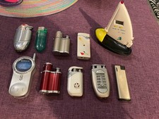 10 Vintage Gas Feuerzeuge. (16).