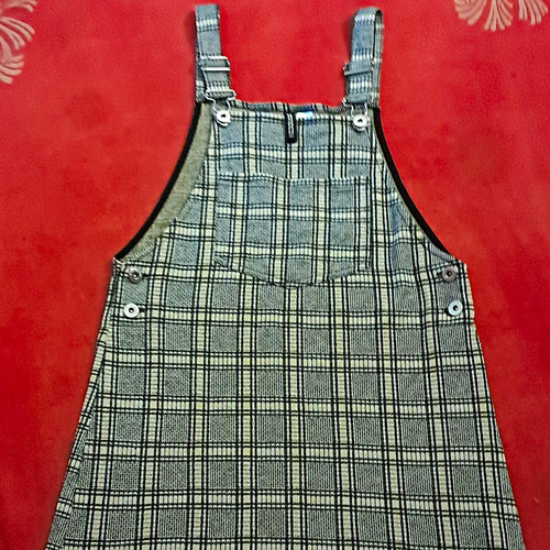 Divided damen latzkleid - by,