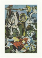 Der Raub der Sabinerinnen Pablo Picasso 1963 Guernica Plakatwelt 1354