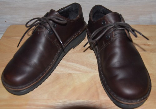 Bequem leder schuhe braun - schuhe,