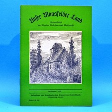 Unser Mansfelder Land | Kreis Eisleben Hettstedt | Dezember 1955 DDR A8
