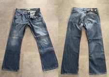 Levi's 512 Bootcut Jeans Herren W32 L34 Blau Waschung