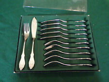 BSF Friesenmuster Fischbesteck für 6 Personen 12 Teile in Edelstahl 18/10 TOP !