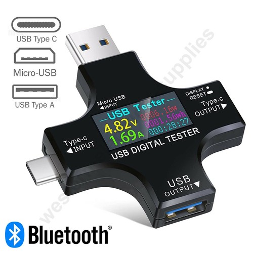 Typ usb digital power meter - typ-c,
