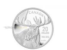 20 $ Dollar Bateman moose Elch Canada Kanada 2012 PP Proof Silber silver 1 oz