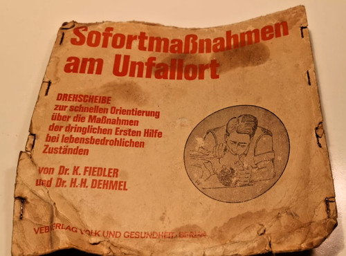 Ddr erste hilfe drehscheibe - erste,