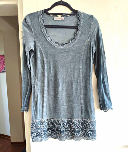Tredy damen shirt grau - shirt, gr.