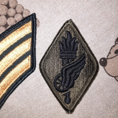 Army patch olive sehr - army,