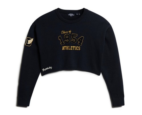Superdry varsity crop crew - superdry,