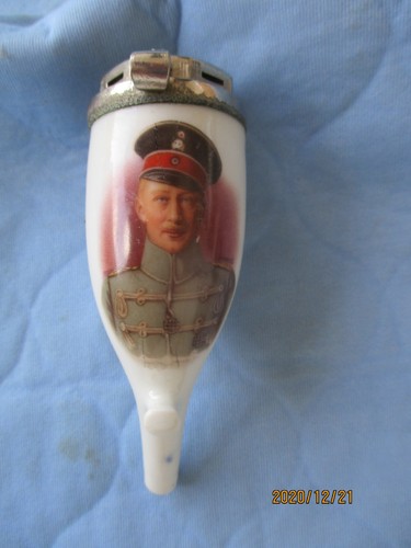Porzellan pfeifenkopf soldat - porzellan,