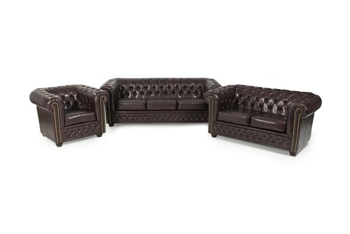 Ledersofa sofagarnitur 1 - ledersofa,
