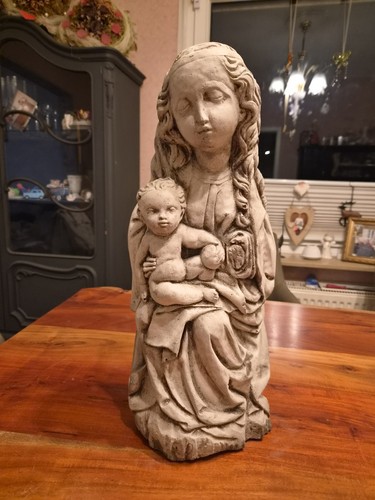 Große massive madonna mit - große,