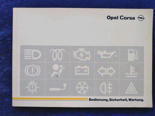 Opel corsa betriebsanleitung - opel, b