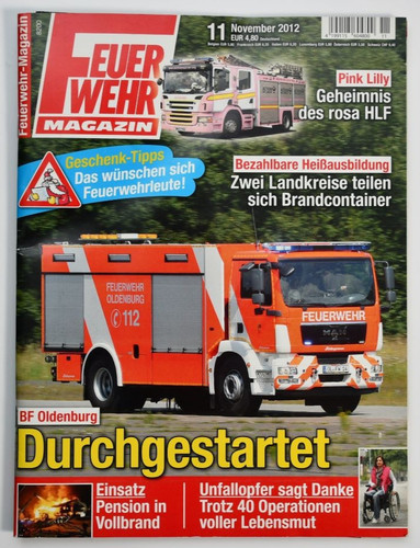 Feuerwehr magazin november - feuerwehr-magazin,