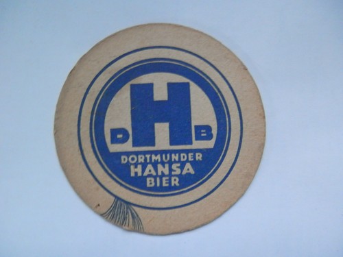 Bierdeckel dortmunder hansa - bierdeckel,