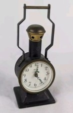 Antike Eisenbahn-Laternenuhr - Wecker (mechanisch) - Blessing - Deko - Vintage