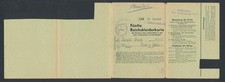 Fünfte Reichskleiderkarte für Knaben 1936, Inh. Harald Bresch, einige Marken vo 