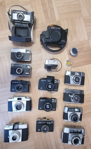 Große kamera sammlung - große, vintage