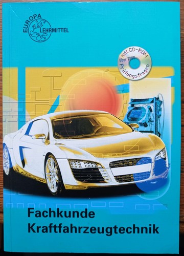 Fachkunde kraftfahrzeugtechnik - fachkunde,