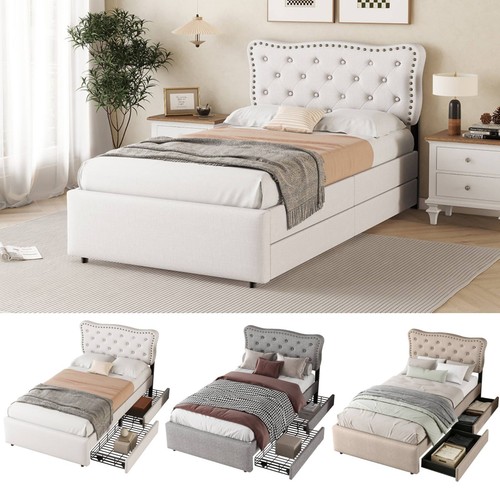 Polsterbett bettgestell mit - polsterbett,