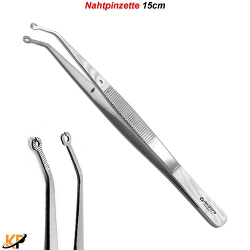 Nahtpinzette gebogen zahnarzt - gebogen,