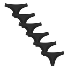 12x Damen String Tanga Baumwolle Slip Stretch Dessous Unterwäsche Panty Höschen