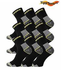 9-21 Paar robuste Arbeitssocken mit Antilochgarantie Work Socken kurzer Schaft