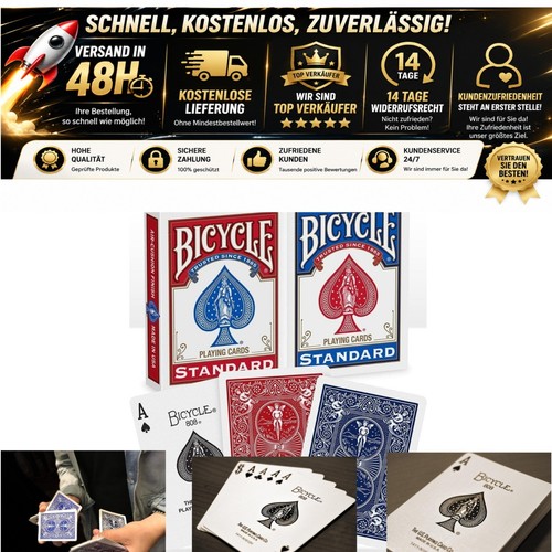 Bicycle poker kartendeck - poker,