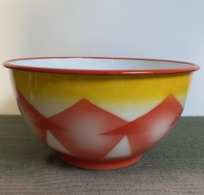 Emo Celje Vintage Emaille bunte große Schale Slowakei - Vintage Schale - 26