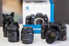 Konica Minolta Dynax 7D mit 4 Objektiven Sammlerzustand