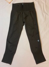 Oceans Apart Damen Stretch-Sporthose d'braun Gr. M mit geriffeltem Bund **NEU**