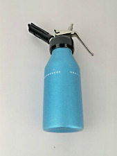 Vintage Sahnespender / Sahnesiphon – Aluminium Blau ! Für Lachgas Party + Küche