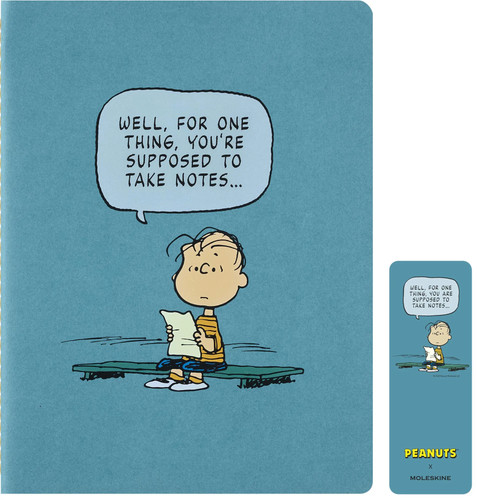 Moleskine peanuts linus cahier - moleskine,