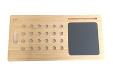 URBAN HIDEOUT: mobiles Lapdesk m Mousepad & Stiftablage (56 x 28 x 1 cm), Kiefer